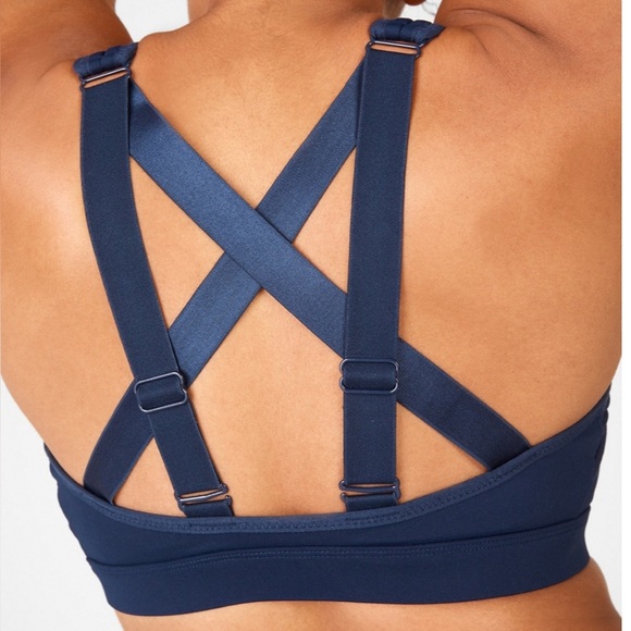 Fabletics Belle High-Impact Sports Bra navy blue Size 4X - Picture 3 of 16